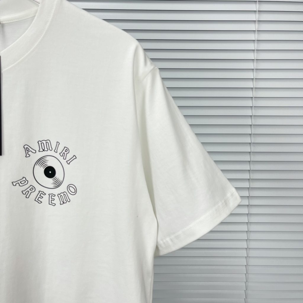 AMIRI（アミリ)2024新作n級品アルファベットロゴカップルモデル男女兼用半袖Tシャツ