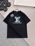 LOUIS VUITTON(ルイヴィトン)定番スーパーコピーアルファベットプリントトレンドカジュアル半袖通販