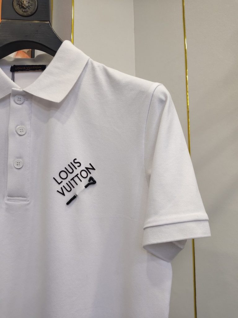 LOUIS VUITTON(ルイヴィトン)2024新作芸能人シンプルlogeメンズ折り襟半袖コピー
