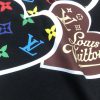 LOUIS VUITTON(ルイヴィトン)夏服偽物カップルタイプ精緻なlogeプリント半袖Tシャツ激安通販