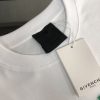 GIVENCHY(ジバンシイ)偽物アルファベット刺繍オシャレでカジュアルな半袖Tシャツ激安通販