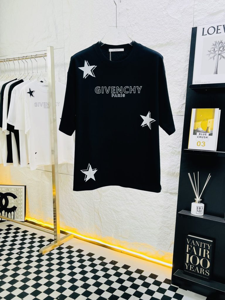 GIVENCHY(ジバンシイ)コピー星デザインカップルカジュアルな半袖通販