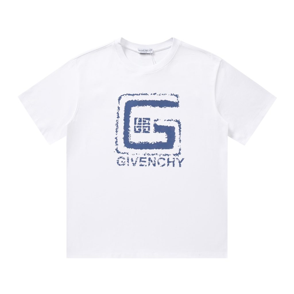 GIVENCHY(ジバンシイ)２０２４の新作シンプルなプリントカジュアルな半袖Ｔシャツ