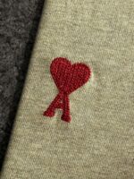 2024人気新作アミパリス コピー ハート刺繍カジュアルTシャツ男女同タイプ