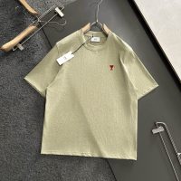2024人気新作アミパリス コピー ハート刺繍カジュアルTシャツ男女同タイプ