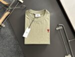 2024人気新作アミパリス コピー ハート刺繍カジュアルTシャツ男女同タイプ