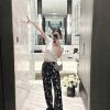 CHANEL（シャネル） 激安販売 コピー ロゴプリントワイドパンツ