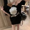 CHANEL（シャネル）芸能人 コピー フラワープリントおしゃれカジュアルTシャツ