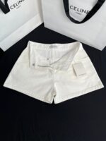 業界最高い品質ジバンシ コピー お得な夏快適ソフトホワイトデニムショートパンツ