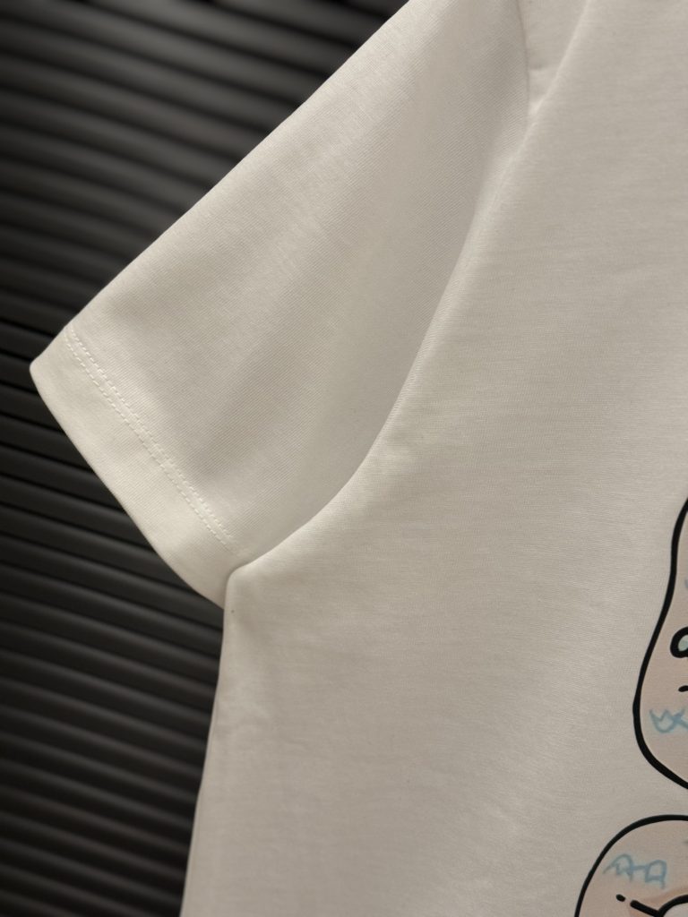ジバンシ コピー アルファベットプリント純綿半袖Tシャツ男女同タイプ 