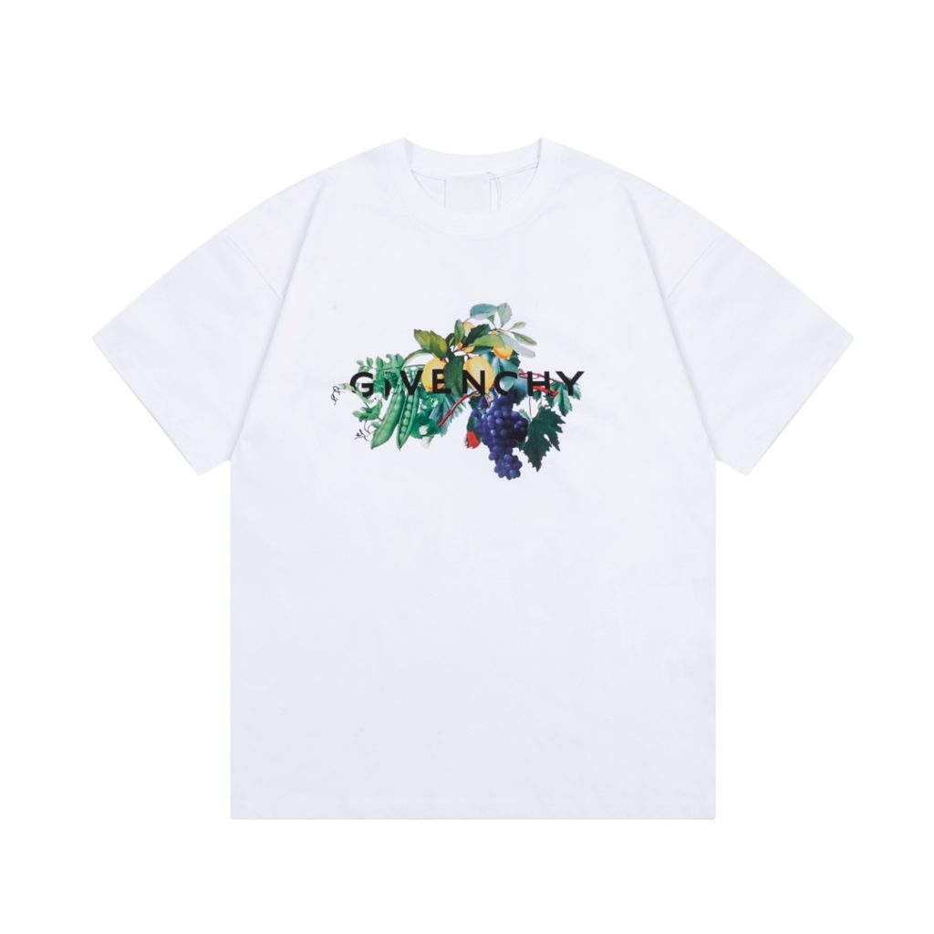ジバンシ n級品 熱帯風プリントカジュアル半袖男女同タイプ 