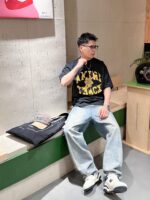 入手困難 アミパリス コピー アルファベット刺繍カジュアル半袖Tシャツ