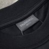 BALENCIAGA(バレンシアガ) n級品 定番ボタンプリントラウンドネック半袖Tシャツ 通販