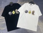 BALENCIAGA(バレンシアガ) コピー 春夏新作カラーロゴラウンドネック半袖Tシャツ 通販