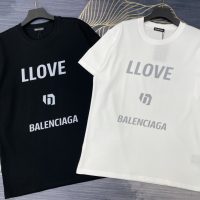 BALENCIAGA(バレンシアガ) 超綺麗2024新作 偽物 アルファベットロゴラウンドネック半袖Tシャツ 激安通販