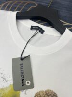 BALENCIAGA(バレンシアガ) コピー 春夏新作カラーロゴラウンドネック半袖Tシャツ 通販