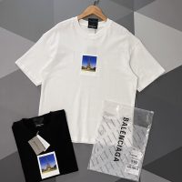 BALENCIAGA(バレンシアガ) コピー パリタワーオシャレなプリント半袖