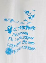 BALENCIAGA(バレンシアガ) コピー アルファベット落書プリントカジュアル半袖