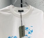 BALENCIAGA(バレンシアガ) コピー アルファベット落書プリントカジュアル半袖