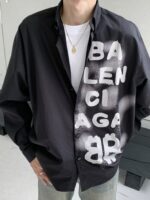 BALENCIAGA(バレンシアガ) 入手困難 ファッション スーパーコピー アルファベットプリントシャツ