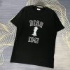 Dior (ディオール) 2024春夏新作 芸能人コピー アルファベットLOGOプリントカジュアルTシャツ