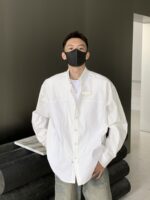 BALENCIAGA(バレンシアガ) 業界最高い品質 芸能人偽物 アルファベットプリントシャツ