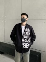 BALENCIAGA(バレンシアガ) 入手困難 ファッション スーパーコピー アルファベットプリントシャツ
