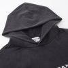 BALENCIAGA(バレンシアガ) コピー 入手困難 ロゴ刺繍レトロ フード付きスウェットパーカー