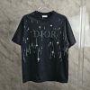 Dior (ディオール) コピー 入手困難 プリントカジュアル半袖Tシャツ