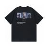 BALENCIAGA(バレンシアガ) 業界最高い品質 芸能人 コピー 音符プリントカジュアル半袖Tシャツ