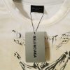 BALENCIAGA（バレンシアガ） コピー 人気おすすめグラフィティきプリントカジュアル半袖Tシャツ