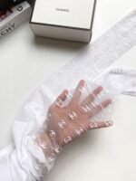 シャネル コピー 人気アルファベットプリントストッキング