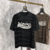 入手困難 コピー アルファベットプリントオシャレカジュアル半袖Tシャツ