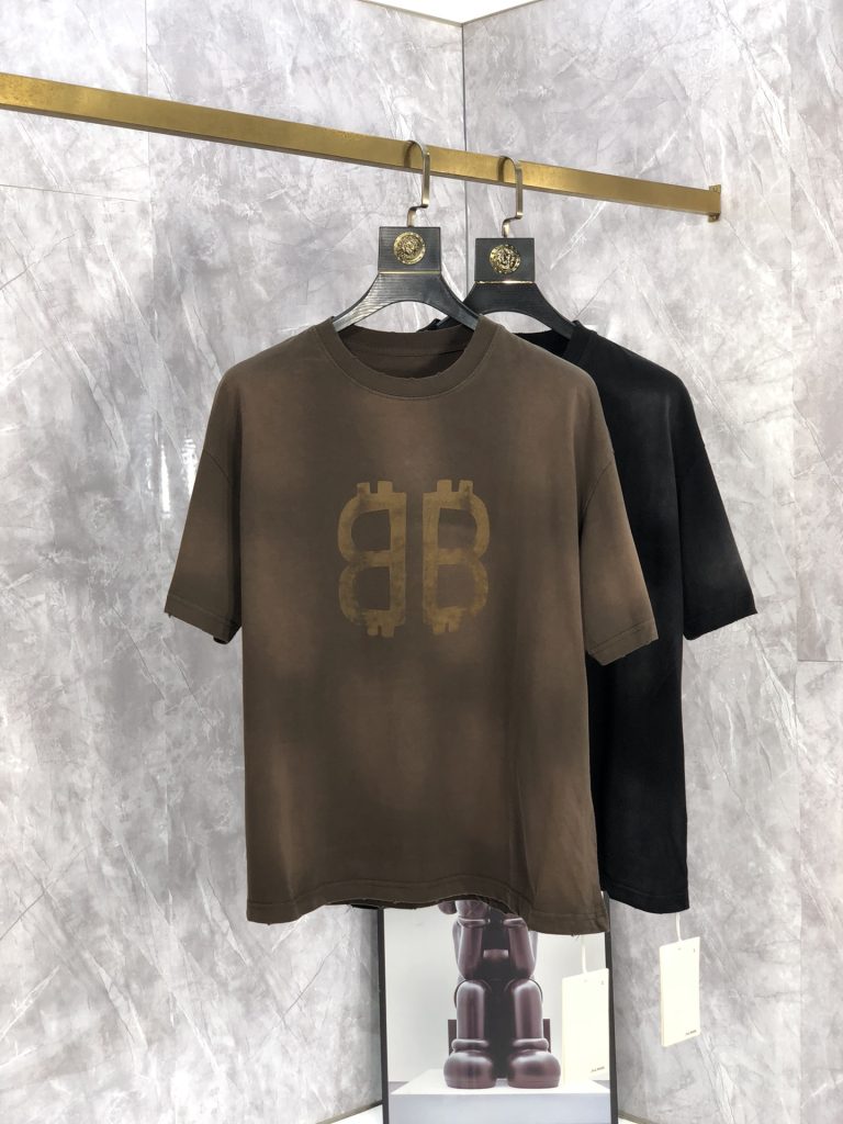 バレンシアガ コピー 大人気ロゴプリントオシャレカジュアル半袖Tシャツ