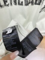 激安通販 入手困難 業界最高い品質 バレンシア ガ コピー アルファベットプリントオシャレカジュアル半袖Tシャツ