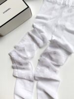 シャネル コピー 人気アルファベットプリントストッキング