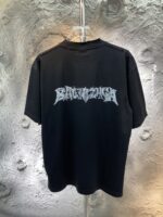 入手困難 バレンシア ガ コピー アルファベットプリントオシャレカジュアル半袖Tシャツ