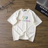 バレンシアガ 偽物 2024人気バカ売れタイプアルファベットロゴファッションカジュアルプリント 半袖Tシャツ