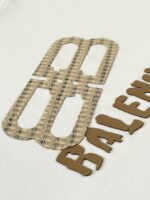 バレンシアガ n級品 純綿シンプルプリント男女同タイプ半袖Tシャツ