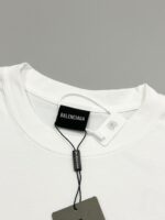 バレンシアガ n級品 波アルファベットロゴプリント半袖Tシャツオシャレでカジュアル半袖