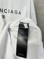 業界最高い品質 バレンシアガ スーパーコピー アルファベットロゴプリントカジュアルTシャツ