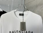 業界最高い品質 バレンシアガ スーパーコピー アルファベットロゴプリントカジュアルTシャツ