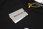 バレンシアガ コピー プリント丸首半袖Tシャツ