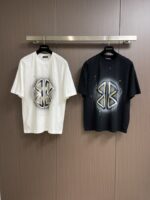 バレンシアガ スーパーコピー ロゴプリント半袖Tシャツ