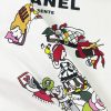 業界最高い品質 コピー ロゴアルファベットシャネルTシャツ半袖