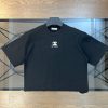 激安通販 n級品 シャネル半袖Tシャツシンプルスタイル立体プリント刺繍