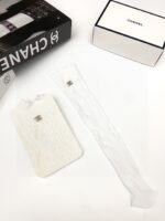 業界最高い品質コピー バカ売れタイプお勧めシャネル定番ダブルCアルファベットロゴミドルストッキング