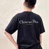 Dior (ディオール) ファッション n級品 アルファベットプリントカジュアルTシャツ 激安通販