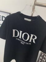 ディオール コピー ニット半袖ストレッチスリム着痩せTシャツ半袖男女同タイプ