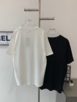 ディオール ファッション スーパーコピー プリントフロッキー半袖カジュアルTシャツ